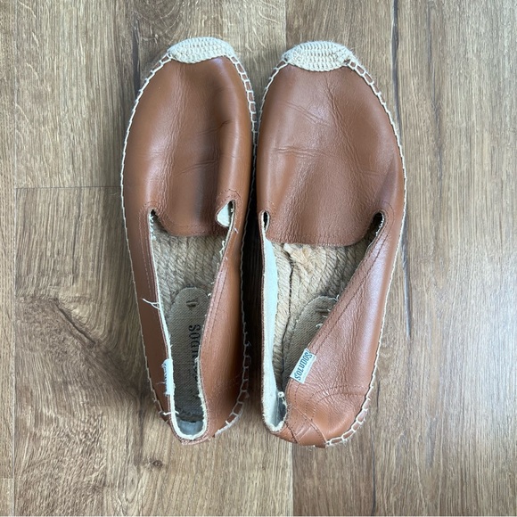 Saludos espadrille leather shoes size 7 - Picture 2 of 5